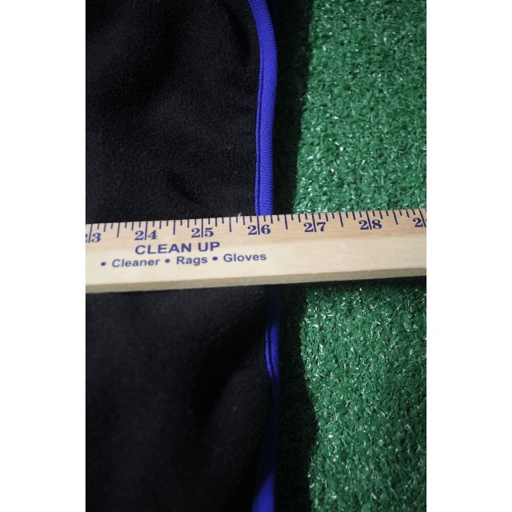 Vintage Campmor Fleece Zip Jacket Black with Blue Accents Size Large - Picture 8 of 8